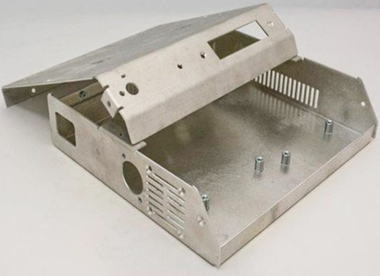 An Image of Sheet Metal Part for Military Communication
